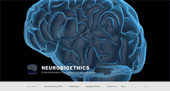 Desktop Screenshot of neurobioethics.com