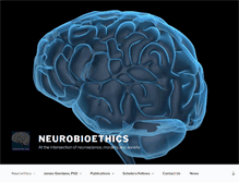 Tablet Screenshot of neurobioethics.com