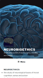 Mobile Screenshot of neurobioethics.org